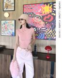  ÁO HỒNG TAY CON Pearl Lock A11451 