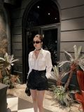 ÁO SƠMI TRẮNG LỤA TÚI HỘP A92316 
