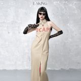  ESCAPE BROWN DRESS Đầm nâu D7601 