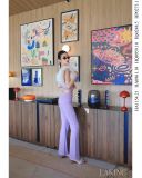  QUẦN TÍM DÀI ỐNG LOE Violet Flow Pants – Q95910 