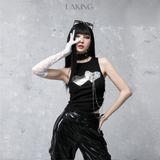  ESCAPE BLACK LEATHER PANTS QUẦN ĐEN DA S691Q1 