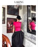  VÁY ĐEN DÀI BỒNG Black Balloon Skirt -  V952 