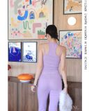  ÁO TÍM HAI DÂY TRÁI TIM LILAC A96118 