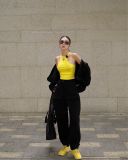  ÁO KHOÁC ĐEN NHUNG Noir Velvet Frame Jacket S733A5 