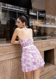  ĐẦM TÍM HOA D5836 