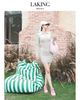  ĐẦM XANH MINT HỒNG NGẮN TAY DÀI THUN LƯỚI D5304 