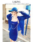  ĐẦM THUN HAI DÂY COBALT LINE MIDI DRESS - D724 