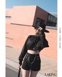  ÁO ĐEN TD CROPTOP SHADOW A2763 