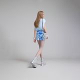  TIME BLUE SKIRT VÁY XANH LOANG S709V1 