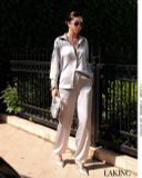  QUẦN XÁM LỤA DÀI Ash Trousers - Q9654 