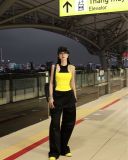  MONEY LAYER TRIANGLE PANTS QUẦN ĐEN S705Q2 