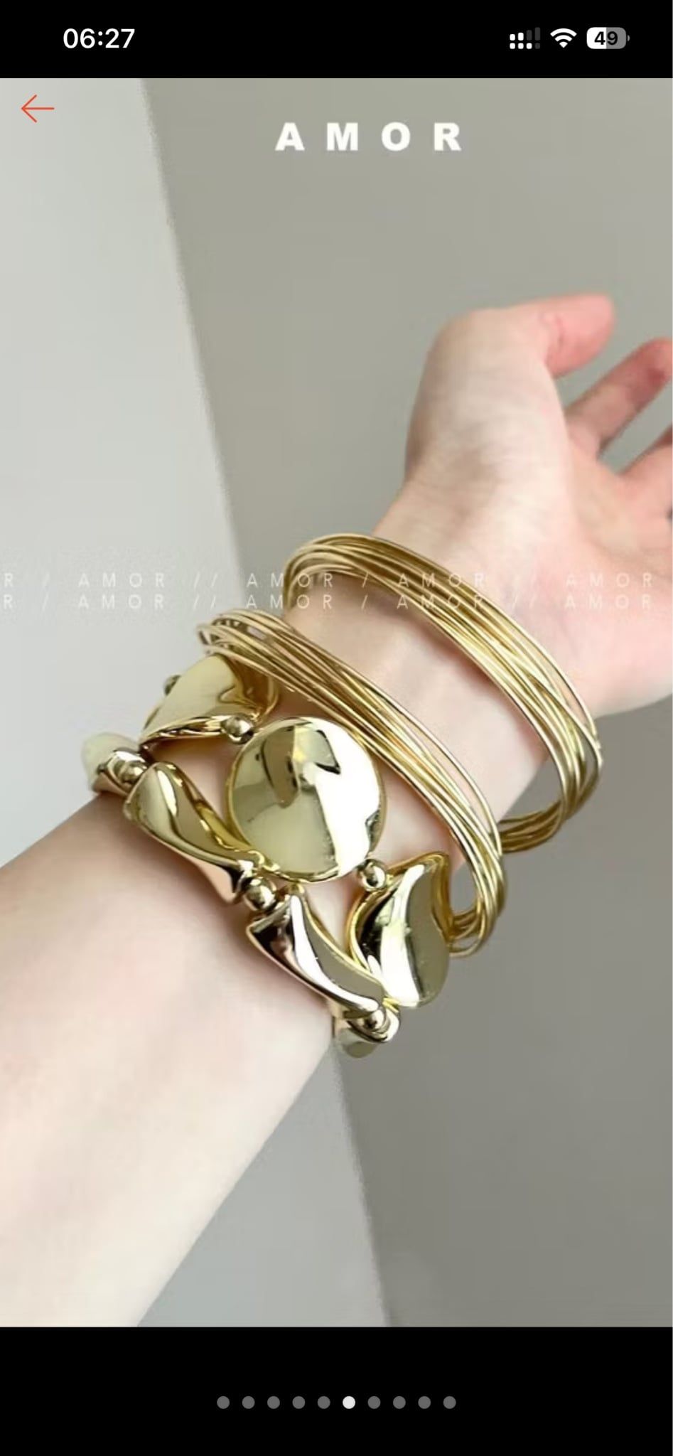  VÒNG TAY HAI DÂY OVAL XOẮN P372 