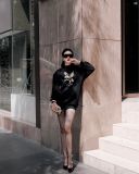 BLACK SOLAR PEGASUS DRESS Đầm Đen Ngựa Thần + Mặt Trời A11632 