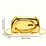 Solar Gold Clutch – Túi Cầm Tay Ánh Dương Vàng P255 