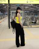  MONEY LAYER TRIANGLE PANTS QUẦN ĐEN S705Q2 
