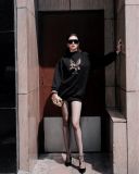  BLACK SOLAR PEGASUS DRESS Đầm Đen Ngựa Thần + Mặt Trời A11632 