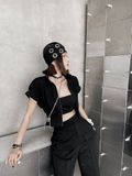  Soft Arc Jersey Joggers QUẦN ĐEN LAI BO NẮP TÚI Q9032 