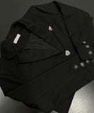  BLAZER ĐEN TRÁI TIM VÀNG ÉLÉGANCE A11295 