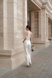  Golden Pinstripe Kaki Pants QUẦN TRẮNG Q9004 