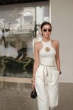  Golden Pinstripe Kaki Pants QUẦN TRẮNG Q9004 