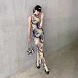  ĐẦM ĐEN LOANG VÀNG D7322 