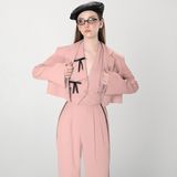  Black Stripes Hat P0381 Nón Vải P381 