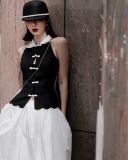  Urban Pearl Hat Nón Đen Viền Ngọc Trai P254 