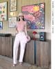  QUẦN HỒNG Blush Stripe Pants Q9516 