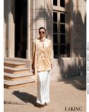  VÁY TRẮNG DÀI LỤA Ivory Flow Skirt   S723V2 