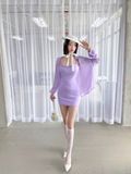  ĐẦM THUN HAI DÂY D7243 