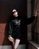  BLACK SOLAR PEGASUS DRESS Đầm Đen Ngựa Thần + Mặt Trời A11632 