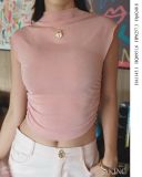  ÁO HỒNG TAY CON Pearl Lock A11451 