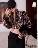  ÁO KHOÁC BEO ĐEN   Leopard Jacket        -   S692A3 
