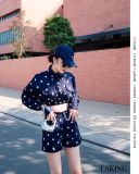  SHORT BI XANH POLKA S727Q2 