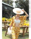  ÁO VÀNG SƠMI TAY NGẮN CROPTOP Tropic Harvest  A29110 
