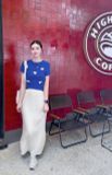  VÁY TRẮNG DÀI LỤA Ivory Flow Skirt   S723V2 