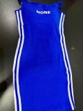  ĐẦM THUN HAI DÂY COBALT LINE MIDI DRESS - D724 