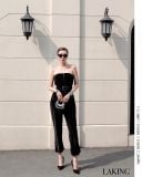  Black Velvet Jumpsuit Jumpsuit dài đen nhung + BELT ĐEN J232 