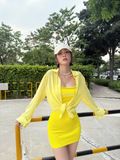  ĐẦM THUN HAI DÂY D7243 