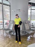  QUẦN ĐEN THUN TĂM SỌC Q9592 