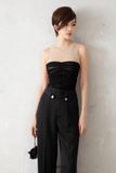  BLACK WIDE LEG TROUSERS QUẦN ĐEN S664Q1 
