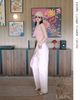  QUẦN HỒNG Blush Stripe Pants Q9516 
