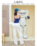  BODYSUIT XANH HAI DÂY COBALT LINE A9333 