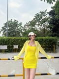  ĐẦM THUN HAI DÂY D7243 
