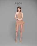  ĐẦM SANDY NGẮN BODY YẾM CHOÀNG THUN LƯỚI D7121 