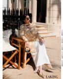  VÁY TRẮNG DÀI LỤA Ivory Flow Skirt   S723V2 