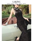  SET 2 ĐẦM ĐEN NHUNG + ĐẦM 2 DÂY  D7326 