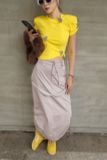  Urban Utility Skirt VÁY XÁM DÀI TÚI HỘP RÚT DÂY S431V2 