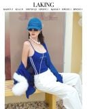  BODYSUIT XANH HAI DÂY COBALT LINE A9333 