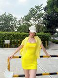  ĐẦM THUN HAI DÂY D7243 